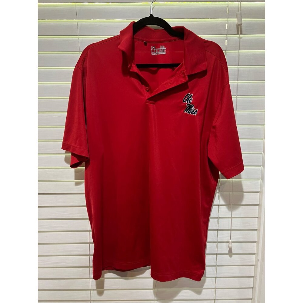 Under Armour Ole Miss Rebels Polo Shirt -‎ Size XL